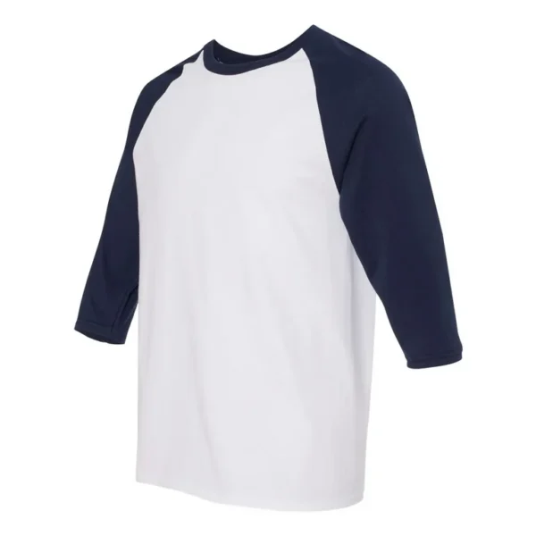 Hanes Raglan Dri Playera Beisbol Manga 3/4 WN