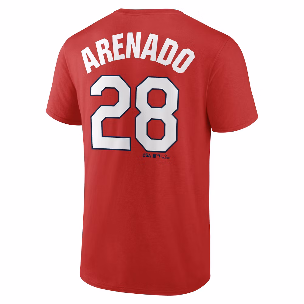 Majestic MLB St. Louis Cardinals Nolan Arenado 28 Playera - Imagen 3