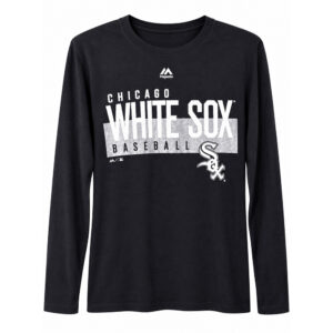 Majestic MLB Chicago White Sox Playera Manga Larga BK